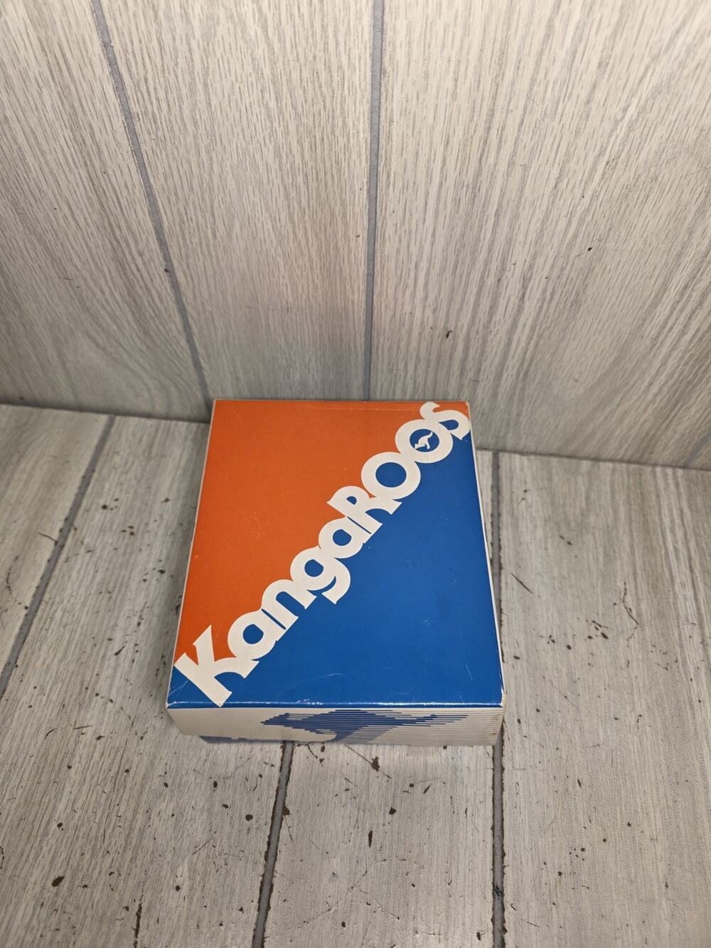 Vintage KangaROOS shoes BOX ONLY Blue White Sz 4 Movie Prop READ